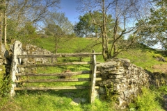 Lake-district-Canvas-Print-073 old Lakeland 5 bar gate