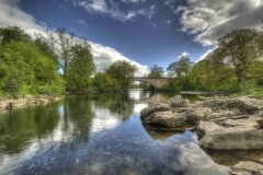Lake-district-Canvas-Print-074 Old 5 Bar Gate at High Sweden Bridge